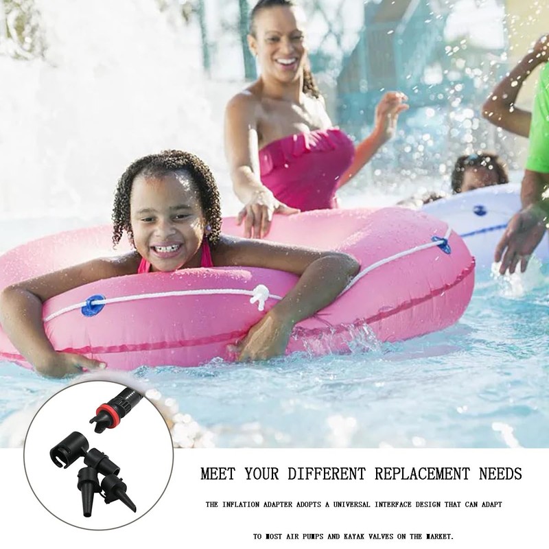 Pack of 4 Pump Adapters for Inflatable Boat, Inflatable Adapter