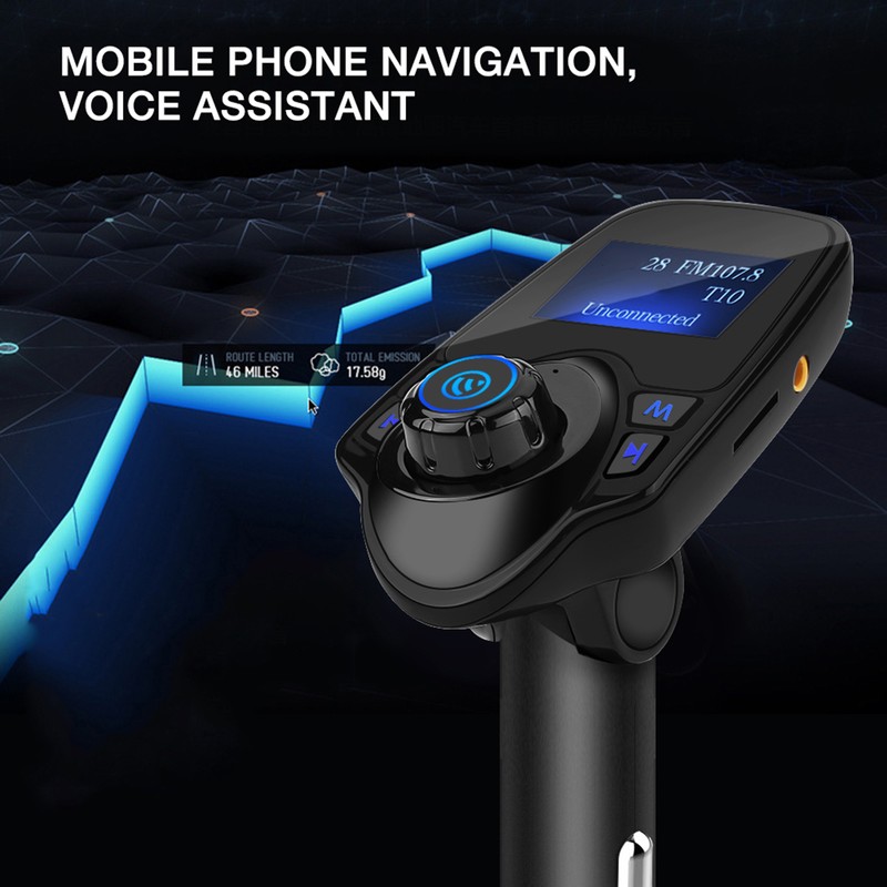 T11 Bluetooth Wireless Handsfree Car Kit MP3 Player FM Transmitter
