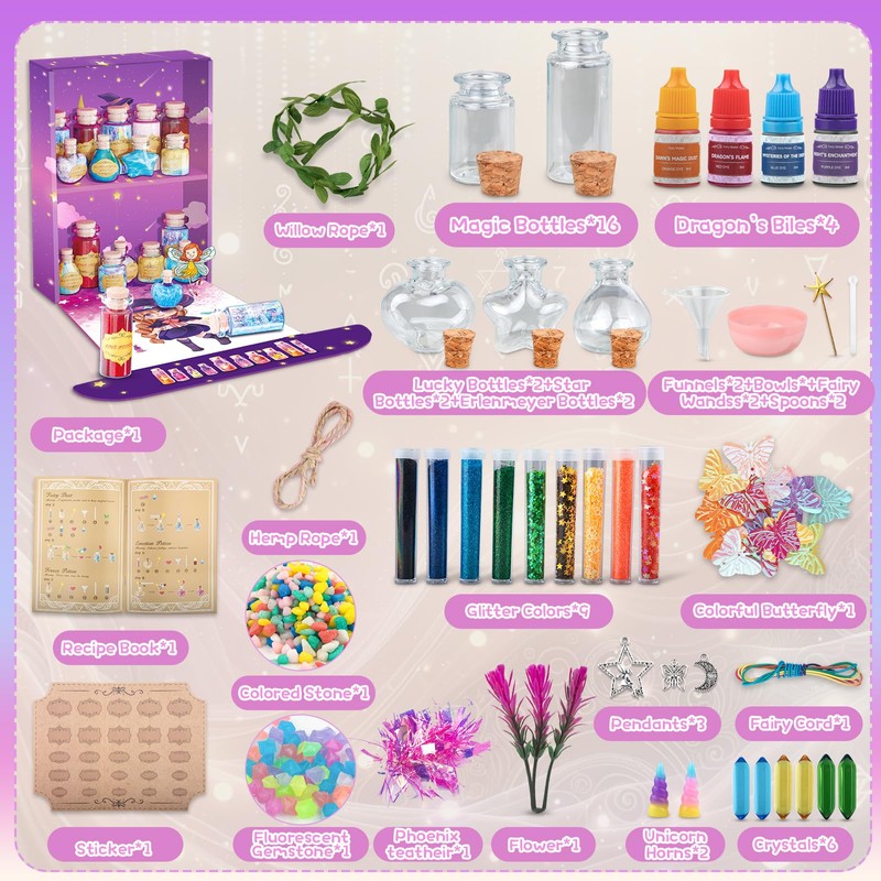 Fairy Magic Potions Kit for Kids, FairyMaker Arts and Crafts