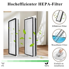 Bibemorol Zubeh?r Ersatzteil f??r Roborock Qrevo S/Qrevo Pro/Qrevo MaxV Staubsauger, Zubeh?rset mit 1 Hauptb??rste, 4 Hepa Filter, 4 Staubbeutel, 4 Wischpads, 6 Seitenb??rsten, 1 B??rste, 1 Schraubendreher 21 St??ck
