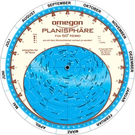 Omegon Rotating Star Map 17.5 cm