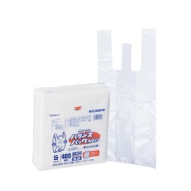 Oldi Plastic Bags S 30, Milky White, 400 Pieces, Soft Box Type, 1 Piece Can Be Removed, Plastic Bags with Handles, Balance Pack Neo SOFTBOX