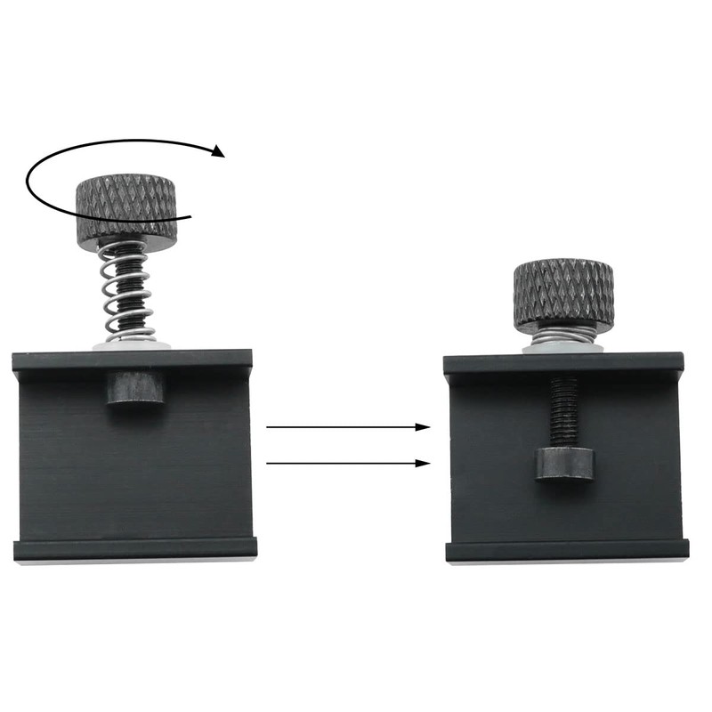 JJHXSM 4pcs 3D Printer Heating Bed Clamp Glass Clips Clamps