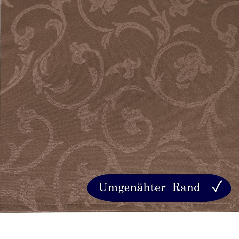 Damask Tablecloth Non-Iron Baroque Jacquard Tablecloth Design Available in Assorted