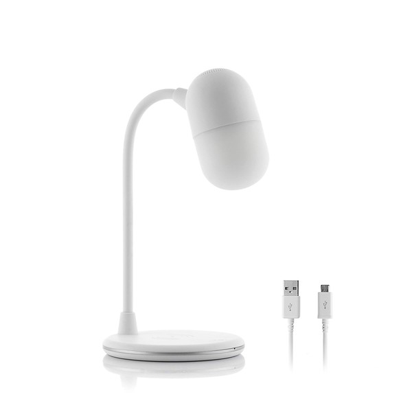 InnovaGoods | Lámpara LED | con Bocina Bluetooth y Cargador
