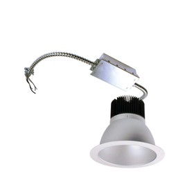 TDH Lighting 6 Inch 0-10v Dimmable Commercial Recessed Downlight Retrofit Kit with Haze Clear Reflector. (3000K, 15 Watts)