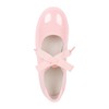 Linodes PU Leather/Patent Ribbon Tie Tap Shoe for Girls and
