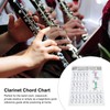Clarinet Fingering Chart Clarionet Chords Poster Training Chart Musical Instrument