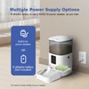 2.4G WiFi Automatic Cat Feeder, 4L Food Dispenser with 10s