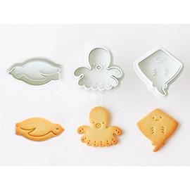 cotta Sea Cookie Cutter (Penguin, Octopus Ray)