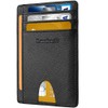 Lumbor37 Billetera de Cuero Tarjetero de Cuero Minimalista Billetera de