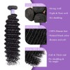 Extensiones de cabello humano con ondas profundas, 12A, cabello virgen