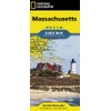 Massachusetts Map (National Geographic Guide Map)