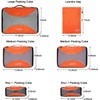 G4Free Packing Cubes 6 Set Travel Storage Bags Packing Organizer