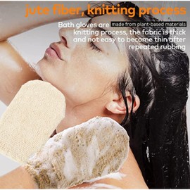 Teejay11 Exfoliating Spa Set – Exfoliating Gloves, Body Scrubber, Loofah washcloth mitt for men & women, Scalp Massaging Brush for Hair Growth & Foot Scrubber | Callus Remover & Pedicure Tool for Wet & Dry Use | Smooth & Refresh Skin