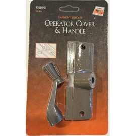 Andersen Casement Window Operator Cover & Handle with Screws, Stone, Free Ship