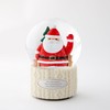 Things Remembered Engraved Waving Santa Musical Snow Globe in Light