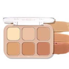 Face Contour Palette | Face Sculpting Contouring Palette | Color Correcting Concealer Full Coverage, Deep Moisturizing Cosmetic Accessories for Night Out, Shopping, Daily Use, Dating, Parties