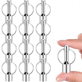 VSKIZ Keychain Magnets, Magnetic Key Chain for Testing Brass, Neodymium Pocket Magnet Key Holders with Strong Magnetic Rare Earth, Precious Metal Verifier for Gold & Silver Testing Kit -12 Pack