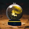 YATOSEEN 3D Astronaut and Moon Crystal Ball with Multicoloured Night