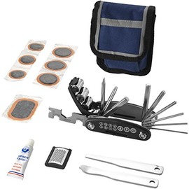 Bullet Wheelie Bicycle Repair Kit (7.5 x 10.5 x 4.5 cm) (Navy)