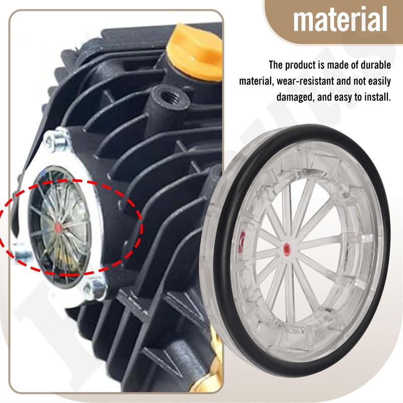 5140114-67 Pressure Washer Pump Glass Oil Cover & O-Ring Kit