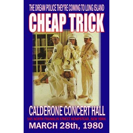 CHEAP TRICK REPLICA DREAM POLICE 1980 CONCERT POSTER