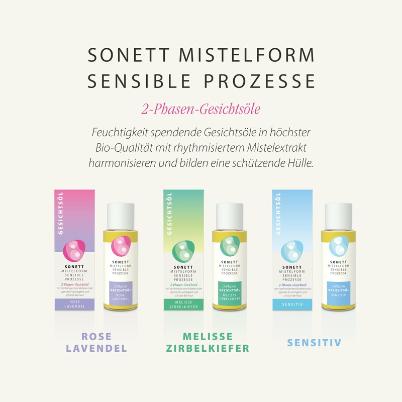 2-Phasen-Gesichtsöl Melisse-Zirbelkiefer, 50 ml, vegan