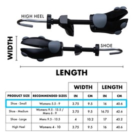 FOOTMATTERS Premium Shoe Stretcher - Shoe Widener & Expander for Women & Men with Tight Shoes - for US Women's 5.5-9