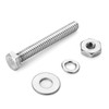 #10-24 x 3/4" Hex Head Bolts Screws, Nuts, Flat and
