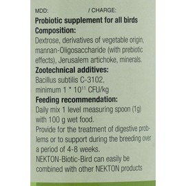 Nekton-Biotic-Bird 250 Gram Probiotic for Birds (9oz)