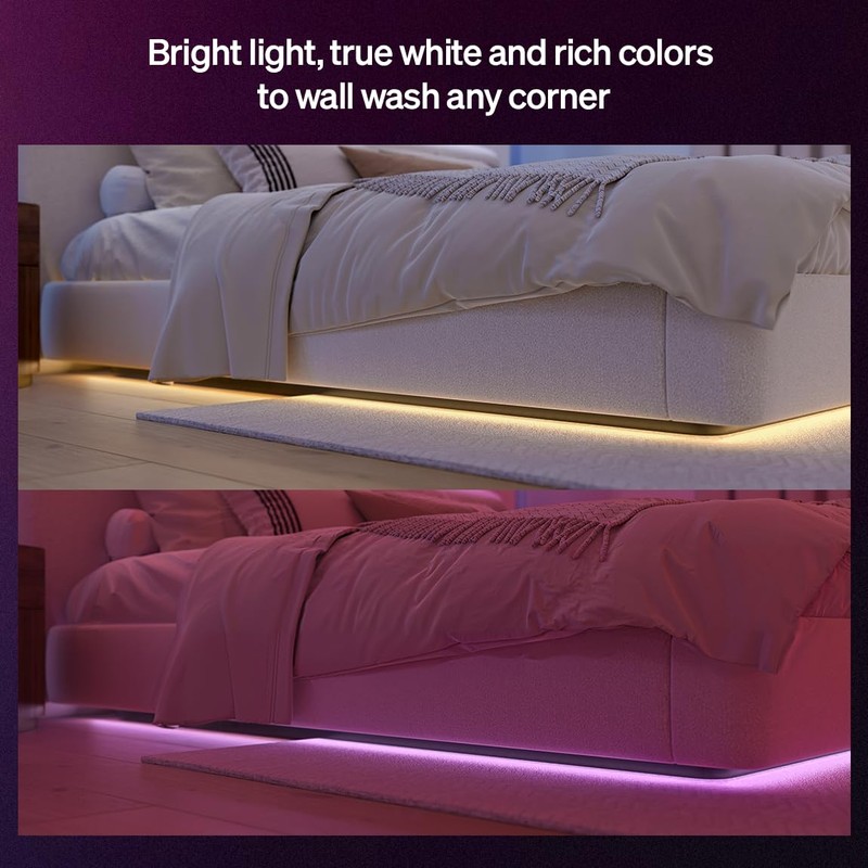 Hue Flux 3-Meter LED Strip Light, 1200 lm, Vibrant Color
