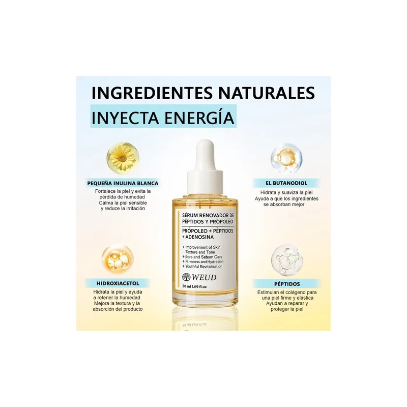 4pc Sérum Renovador Crema Hidratante Equilibrio De La Piel