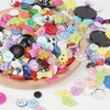 Chenkou Craft Random - 100 botones de plástico pequeños para