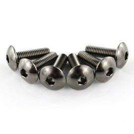 Xitomer Full Sets Fairing Bolts Kits, Fit for CBR600RR F5 2003 2004 2005 2006, Mounting Kits Washers/Nuts/Fastenings/Clips/Grommets (Titanium)