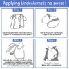 Underarm Sweat Pads Invisible Armpit Sweat Pads Disposable Dress Shields
