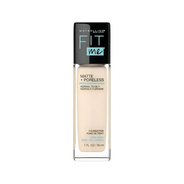 Maybelline Base Maquillaje Líquida Fit Me Matte Creamy Beige,12 gr,