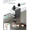 Heavy Duty Metal Table Microphone Clamp with 5/8 Thread, Desk