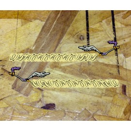 Plymouth RoadRunner Dust Trail Stripe Decal Automotive Vinyl Sticker 2 for 1 - 8" Wide