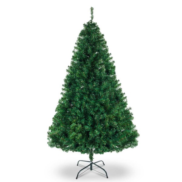 AMOPA Premium Artificial Christmas Tree, 7ft Xmas Trees, Easy Assembly,