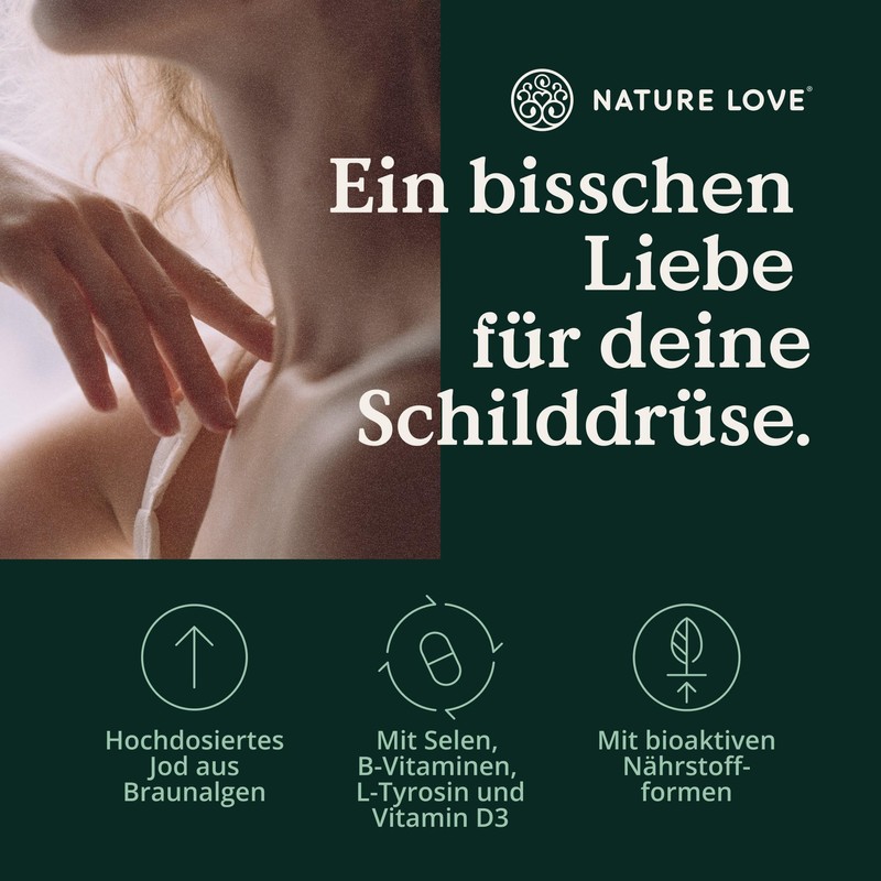 Nature Love NATURE LOVE® Jod Komplex für die Schilddrüse -