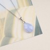 GAVU - Collar de plata de ley 925 con cristales