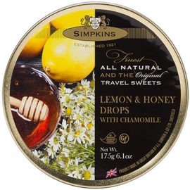 Simpkins Classic Lemon, Honey and Chamomile Drops 175g (Pack of 6)
