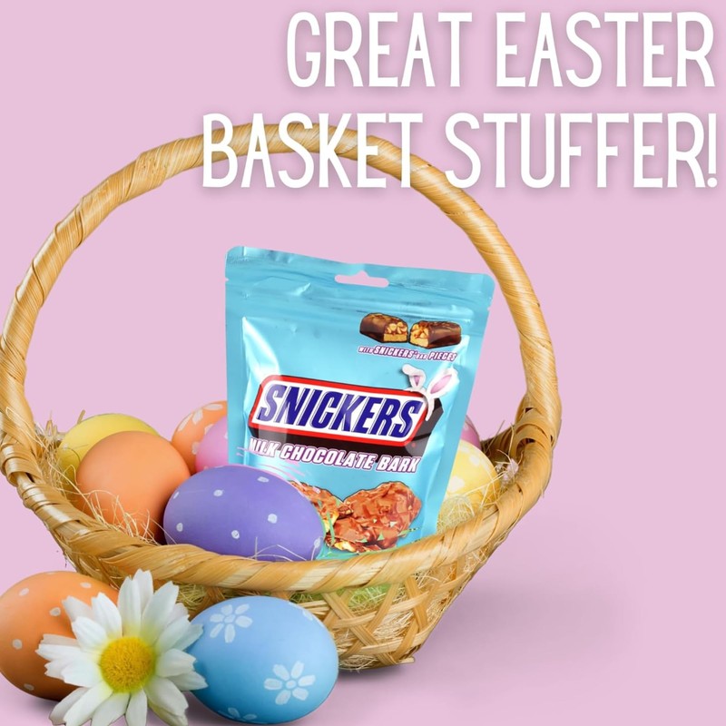 Morris National Inc Limited Edition Snickers Chocolate Bark, Gourmet Easter