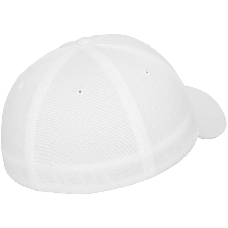 Flexfit Unisex Wooly Combed Cap (S/M) (White)