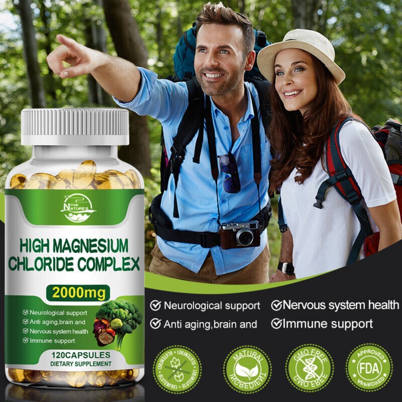 Magnesium Glycinate 4-in-1 Complex 2000mg - High Strength Magnesium Supplements