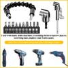 Oneroomone 13 Pieces Adapter for Angle Screwdriver, 105 Degree Angle