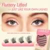LASHVIEW Lash Clusters DIY Cluster Eyelash Extensions Mega Volume Reusable