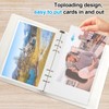 SHANGRLA Large 5x8 and 5x7 Index Card Binder Holder with