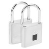 Smart Fingerprint Padlock USB Rechargeable Security LED Lock for Backpack
